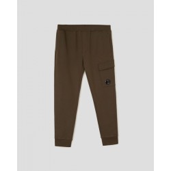 CP COMPANY 10CMSPO42A 005086W KAKI SWEATPANTS - CARGO PANT DIAGONAL RAISED FLEECE
